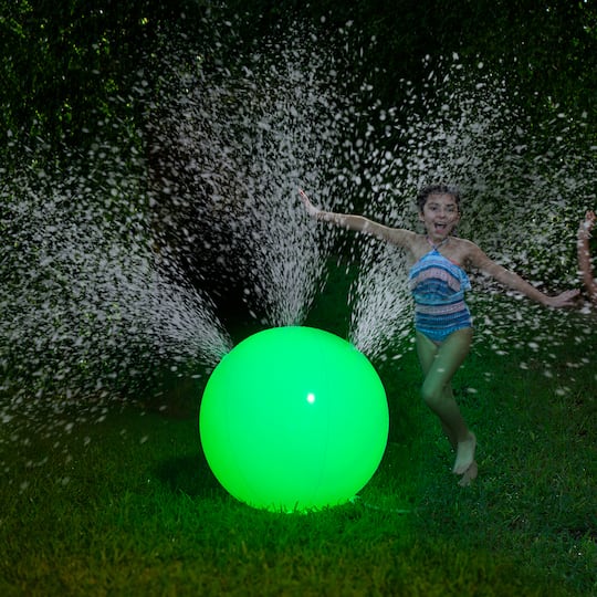 PoolCandy 24&#x22; Illuminated Color Changing Ball Sprinkler